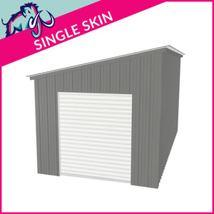 Budget Single Standard Pent Garage – 3 x 6 x 2.5 – 1 Roller or 1 PA Door