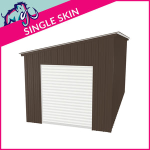 Budget Single Standard Pent Garage – 3 x 6 x 2.5 – 1 Roller or 1 PA Door