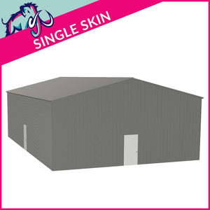 Storage Unit 3 Bay 10 Degree Apex Side Access 10 x 15 x 4m – 2 Roller/1 PA/1 FD