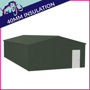 Workshop 3 Bay 10 Degree Apex Side Access 6 x 12 x 2.5m – 2 Roller/1 PA