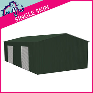 Storage Unit 3 Bay 10 Degree Apex Side Access 8 x 15 x 3.5m – 2 Roller/1 PA/1 FD
