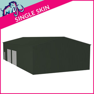 Storage Unit 4 Bay 10 Degree Apex Side Access 10 x 20 x 4m – 2 Roller/2 PA/1 FD