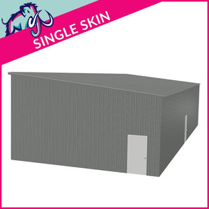 Storage Unit 4 Bay 5 Degree Mono Side Access 8 x 20 x 4m – 2 Roller/2 PA/1 FD
