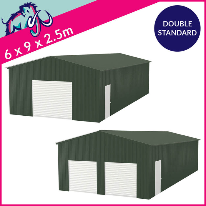 Double Standard Apex Garage Gable Access – 6 x 9 x 2.5m