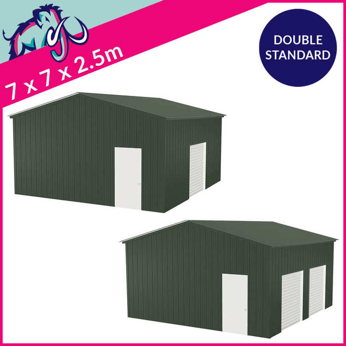 Double Standard Apex Garage Side Access – 7 x 7 x 2.5m