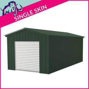 Single Standard Apex Garage – 3 x 6 x 2.5m– 1 Roller/1 PA